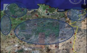 Coin circulation areas of Massinissa and his successors (206- 148 BC)